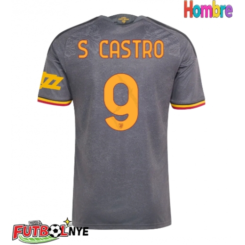 Camiseta AS Roma Santiago Castro #9 Tercera Equipación 2026-27 manga corta